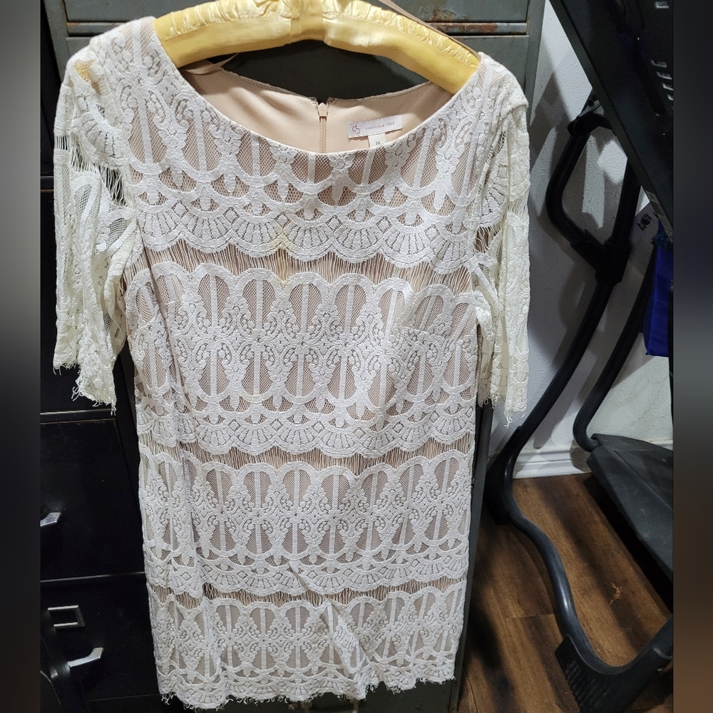 Tan and Beige Dress by Dress Barn